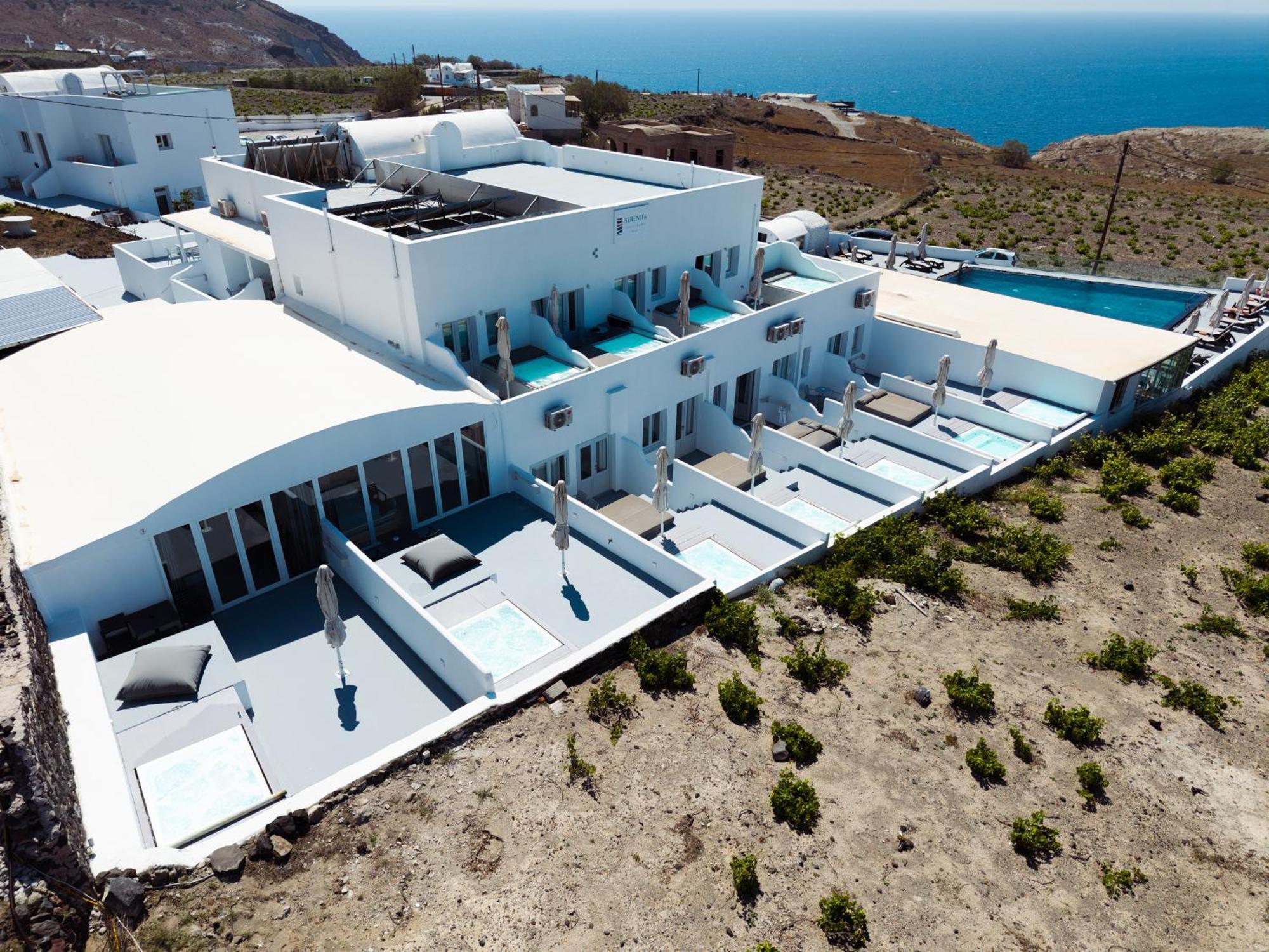 Serenita Luxury Suites Akrotiri  Bagian luar foto